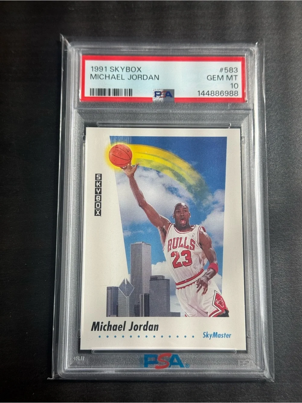 Michael Jordan 1991 SkyBox SkyMaster PSA 10 Graded Chicago Bulls